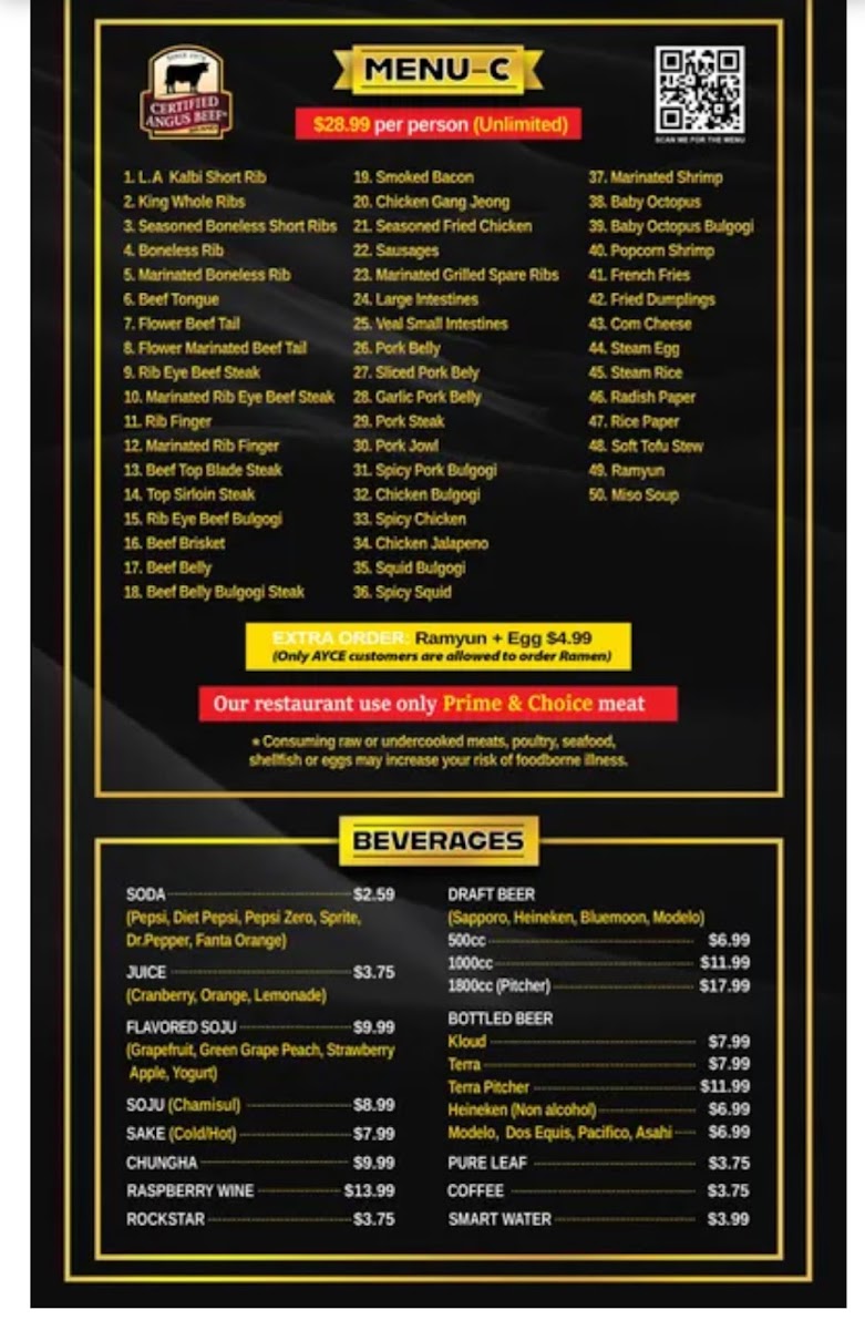 Bullgogi Korean BBQ Menu - Image 4